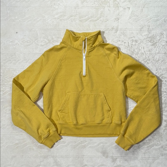 Brandy Melville Tops - John Galt / Brandy Melville quarter zip‎ sweatshirt